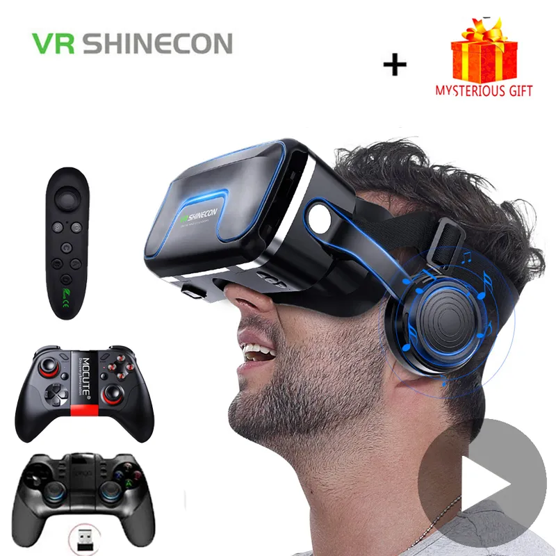 Vr Headset Pc - VR Shinecon 10.0 helm 3D, untuk
