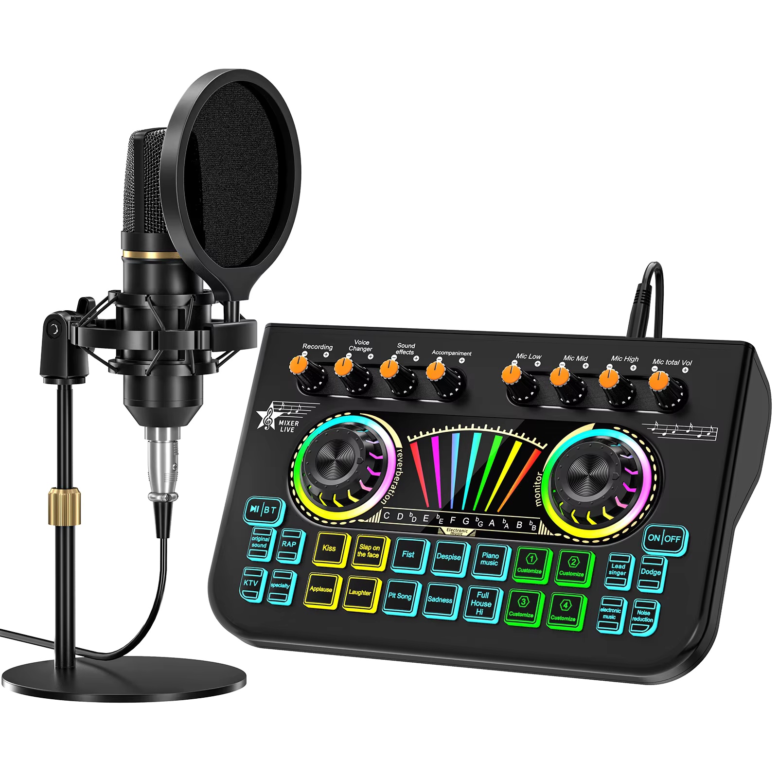 Pc Gaming Fullset - Tenlamp X3 BM800 Paket Mikrofon Podcast