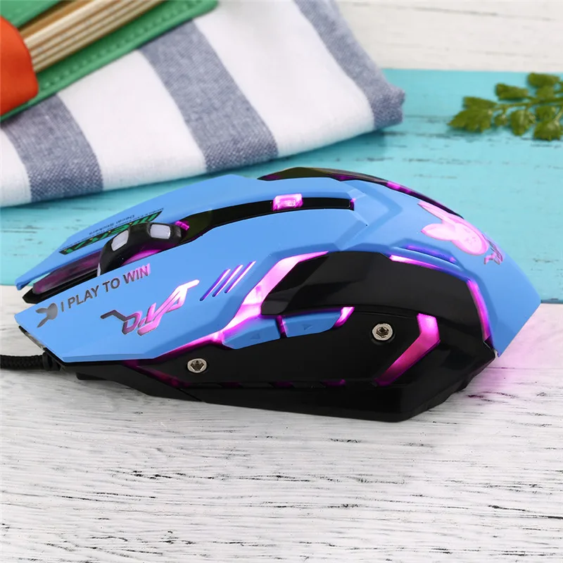 Mouse Gaming OW 6 Tombol denga - Pc Gaming Pink ulasan dan harga