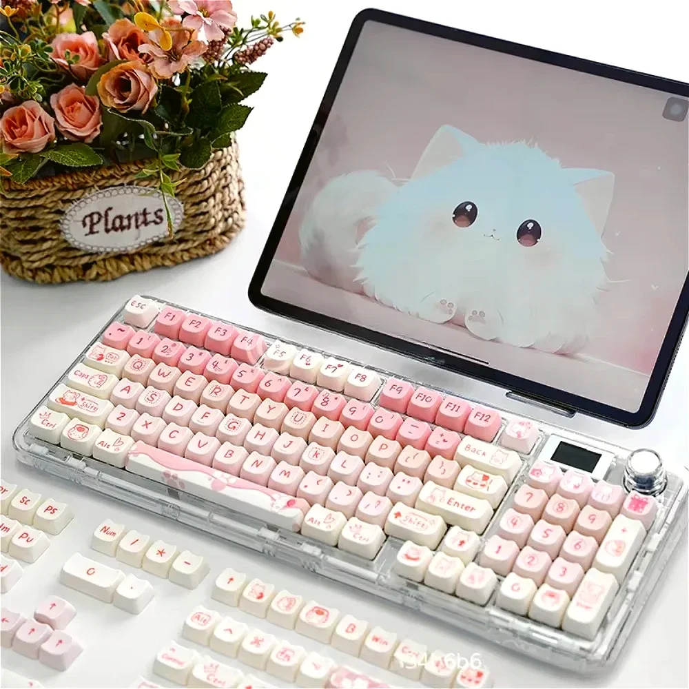 Tutup Tombol Kucing Merah Muda - Pc Gaming Pink ulasan dan harga