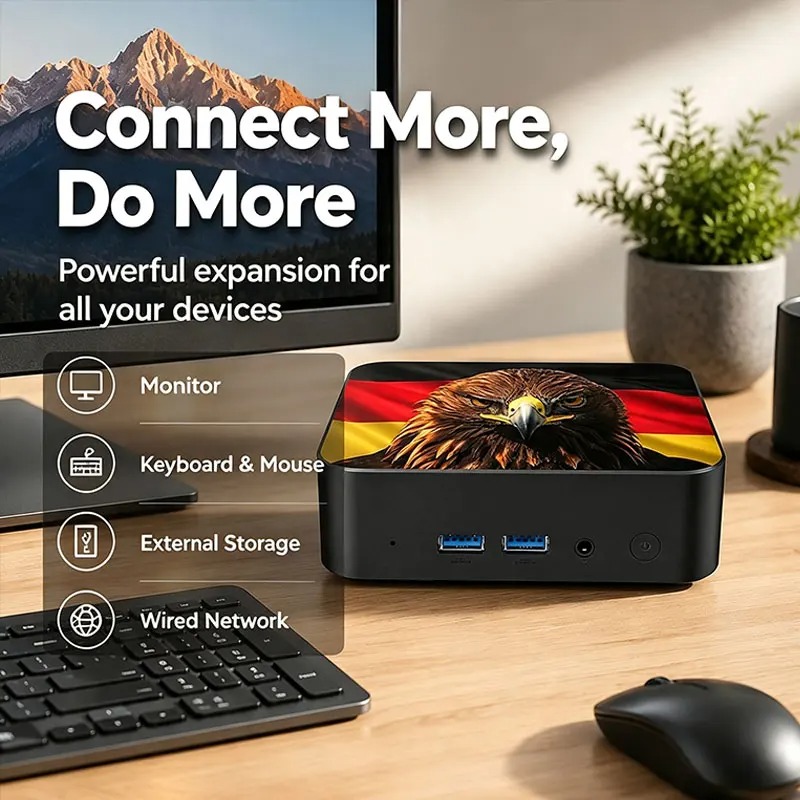 2026 Mini PC Komputer Portabel - Pc Gaming Intel ulasan dan harga