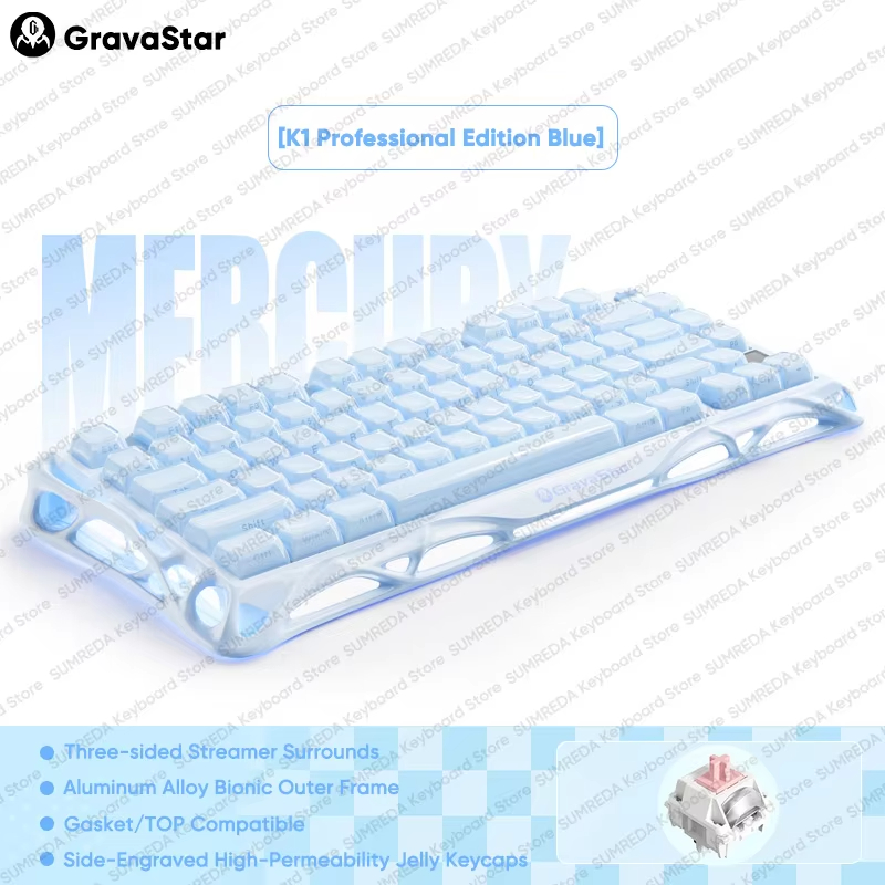 K1 LITE JELLY PINK Keyboard Me - Pc Gaming Pink ulasan dan harga
