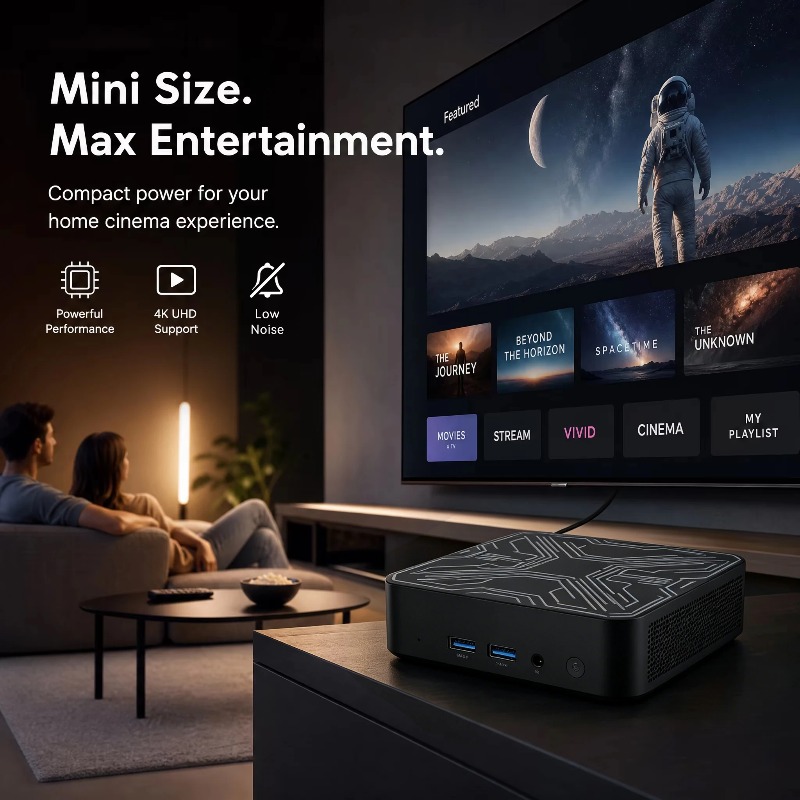 2026 Mini PC Portabel Baru Int - Pc Gaming Intel ulasan dan harga