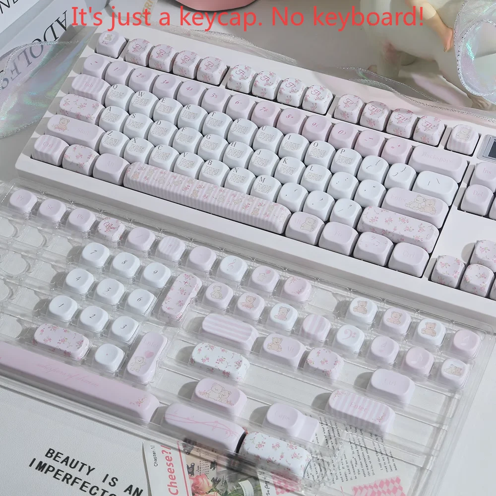 Set Tutup Tombol Putih Merah M - Pc Gaming Pink ulasan dan harga